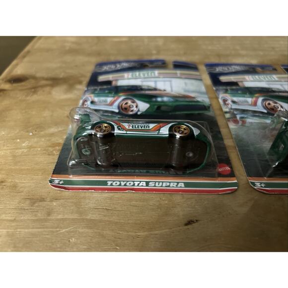 Hot Wheels 7/11 Exclusive Silver Series - Toyota Supra - 7 Eleven Lot of 2 - Picture 4 of 5